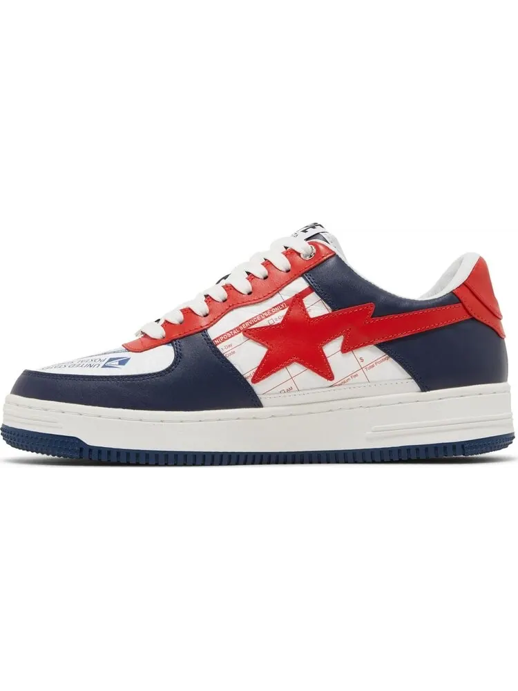 Кроссовки USPS x Bapesta Priority Mail Express Label — изображение 3 из 8, синий