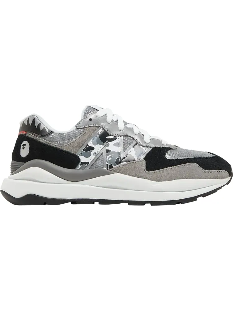 Кроссовки BAPE x 57/40 Grey — изображение 1 из 1, серый