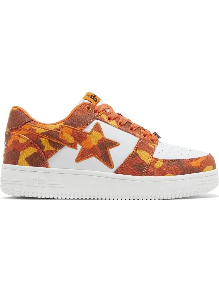 Кроссовки Heron Preston x Bapesta ABC Camo - Orange — изображение 1 из 8, оранжевый