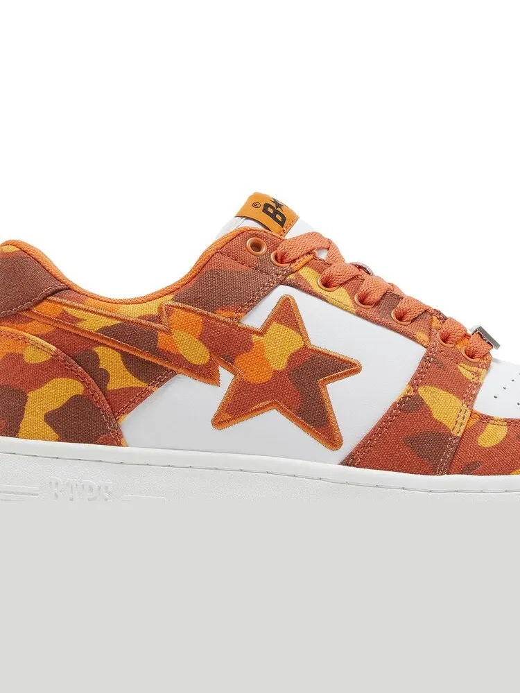 Кроссовки Heron Preston x Bapesta ABC Camo - Orange — изображение 2 из 8, оранжевый
