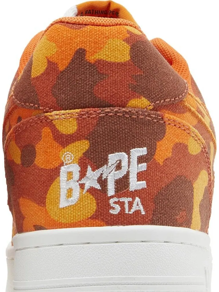 Кроссовки Heron Preston x Bapesta ABC Camo - Orange — изображение 7 из 8, оранжевый