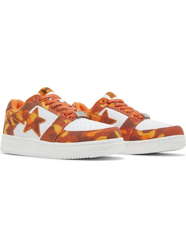 Кроссовки Heron Preston x Bapesta ABC Camo - Orange — изображение 8 из 8, оранжевый