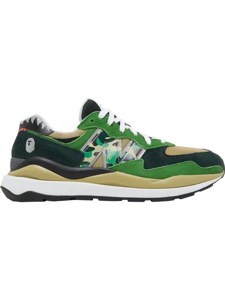 Кроссовки BAPE x 57/40 Green — изображение 1 из 1, зеленый