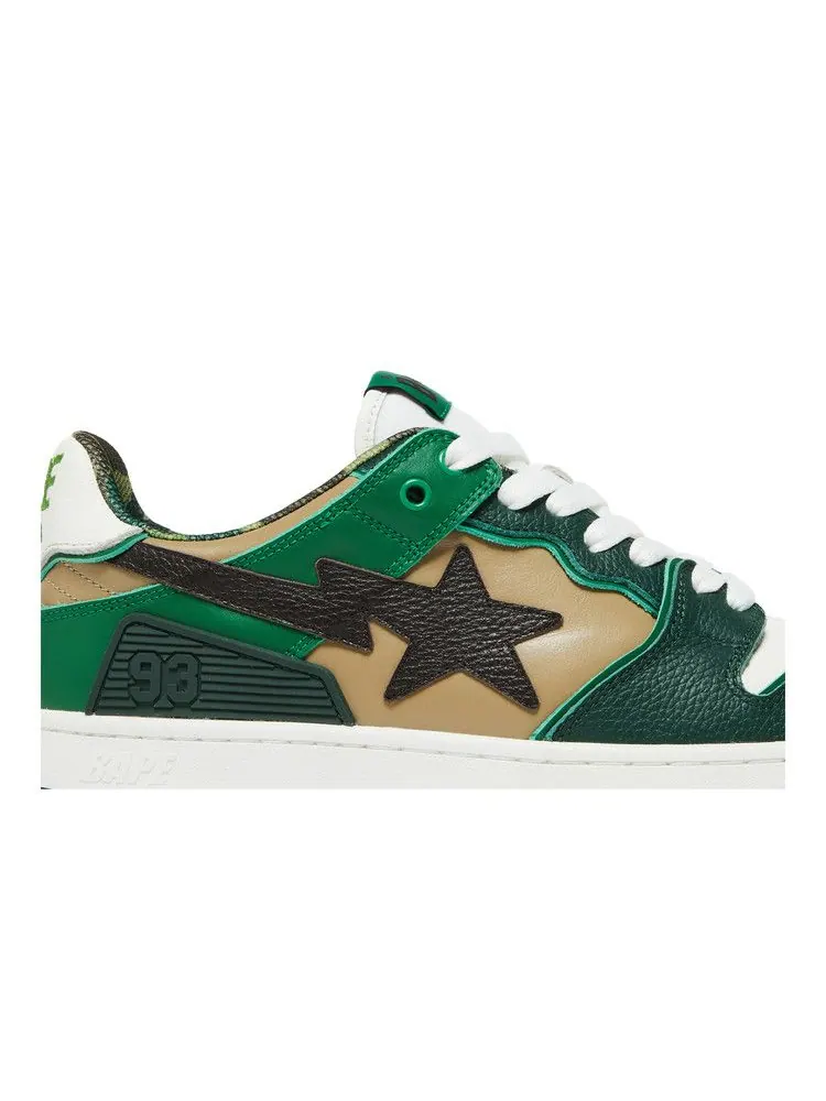 Кроссовки BAPE Sk8 Sta #2 — изображение 2 из 8, зеленый