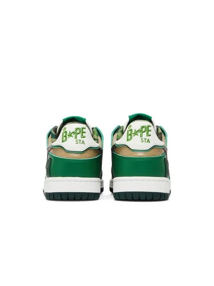 Кроссовки BAPE Sk8 Sta #2 — изображение 6 из 8, зеленый