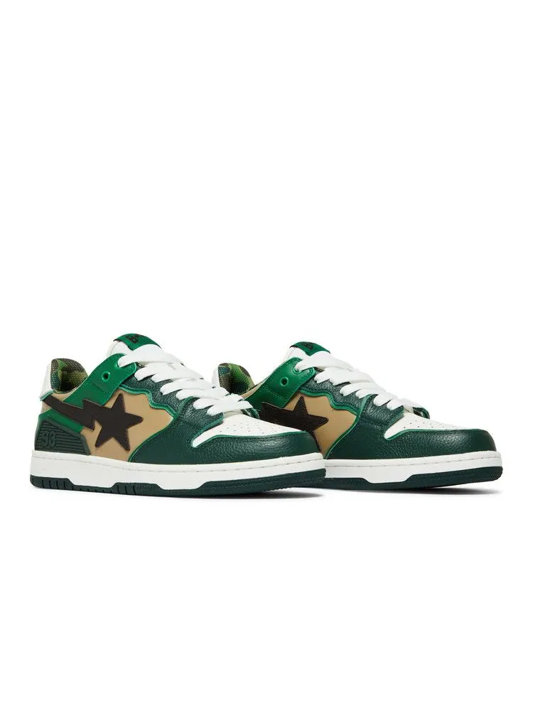 Кроссовки BAPE Sk8 Sta #2 — изображение 8 из 8, зеленый