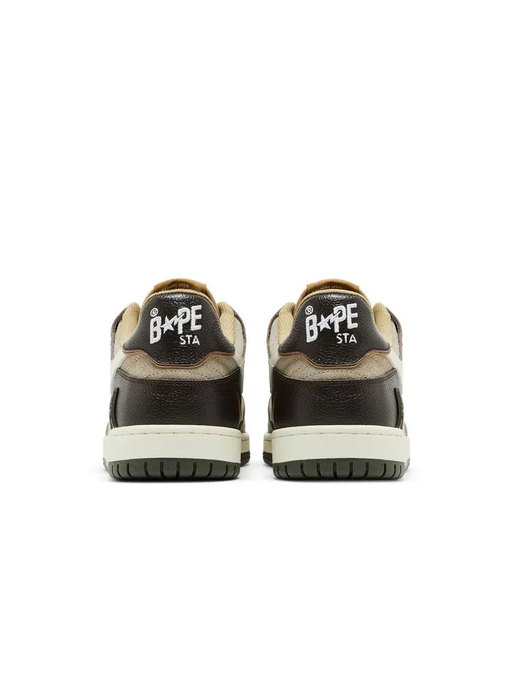 Кроссовки BAPE Sk8 Sta #13 — изображение 6 из 8, бежевый