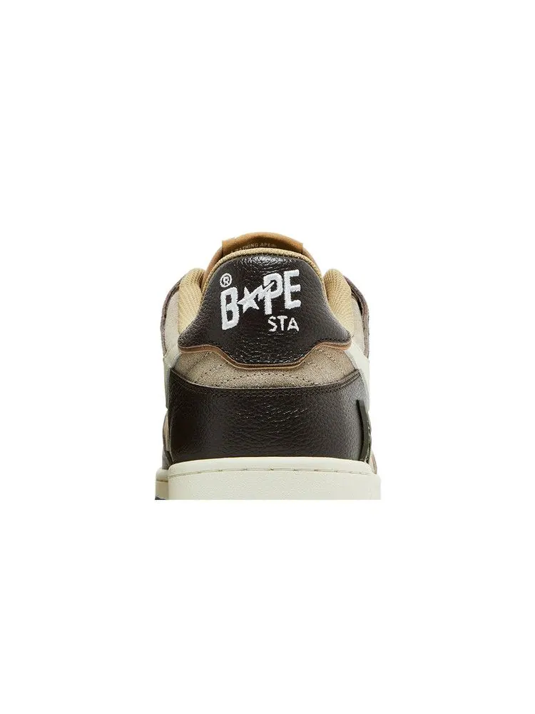 Кроссовки BAPE Sk8 Sta #13 — изображение 7 из 8, бежевый