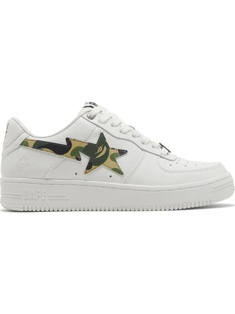 Кроссовки Bapesta ABC Camo - Green 2022 — изображение 1 из 8, белый