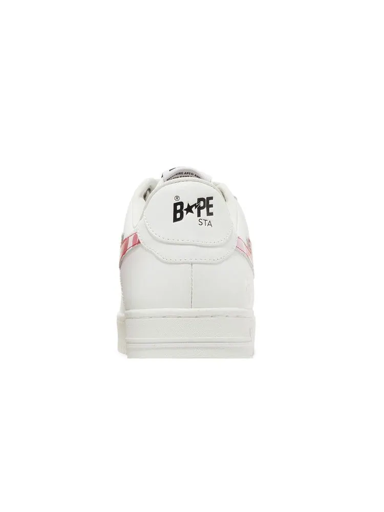 Кроссовки BAPE Bapesta 'ABC Camo - Pink' 2022 — изображение 8 из 9, белый/розовый