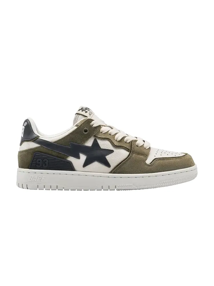 Кроссовки BAPE Sk8 Sta #4 M1 — изображение 1 из 1, оливковый