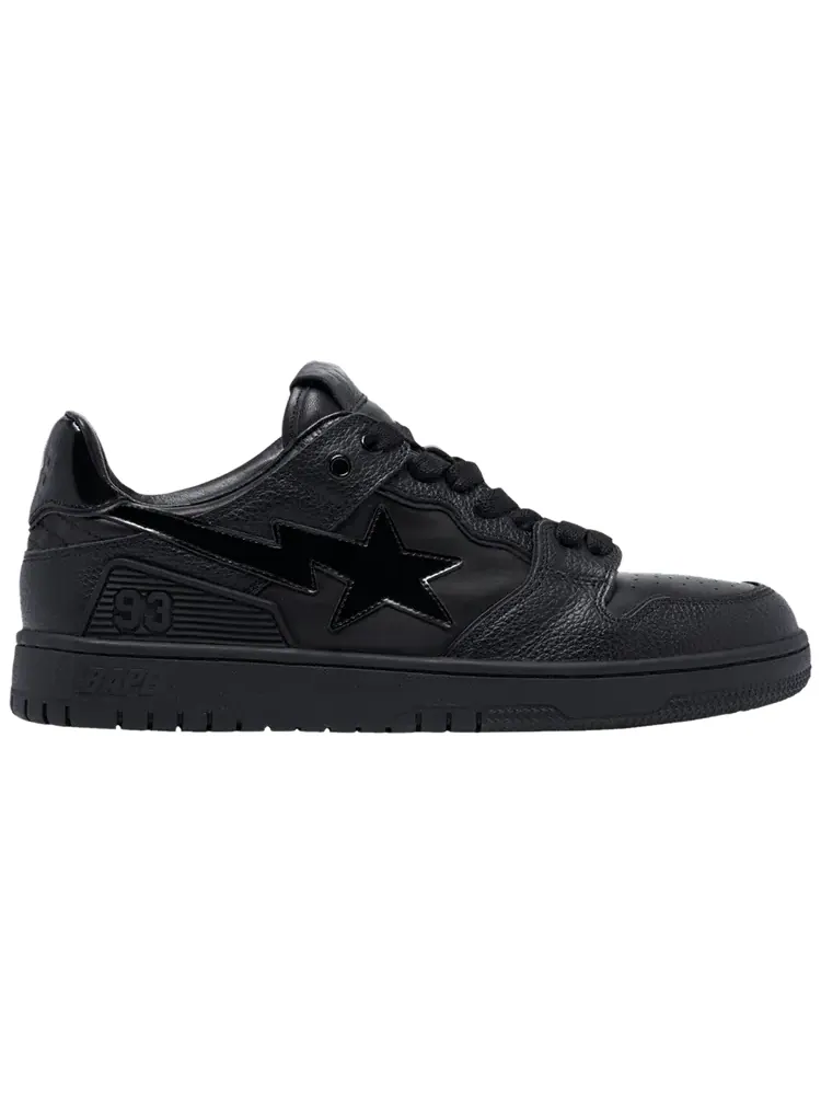 Кроссовки BAPE Sk8 Sta #3 M1 'Black' — изображение 1 из 1, черный