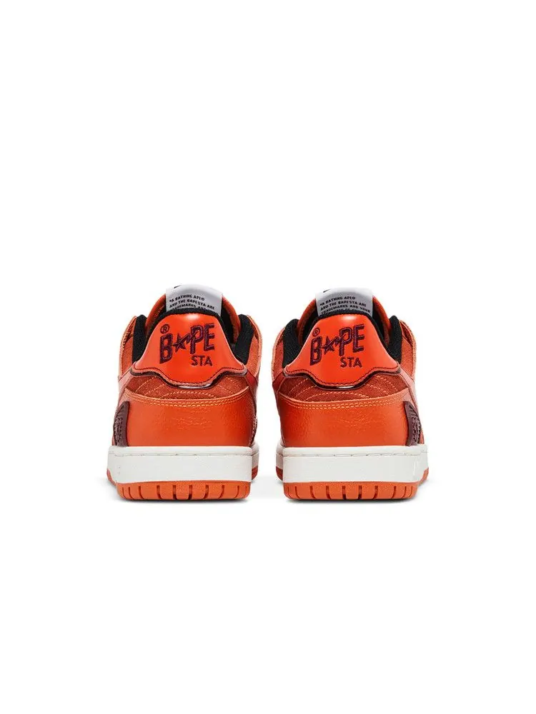 Кроссовки BAPE Sk8 Sta #2 M1 — изображение 6 из 8, оранжевый