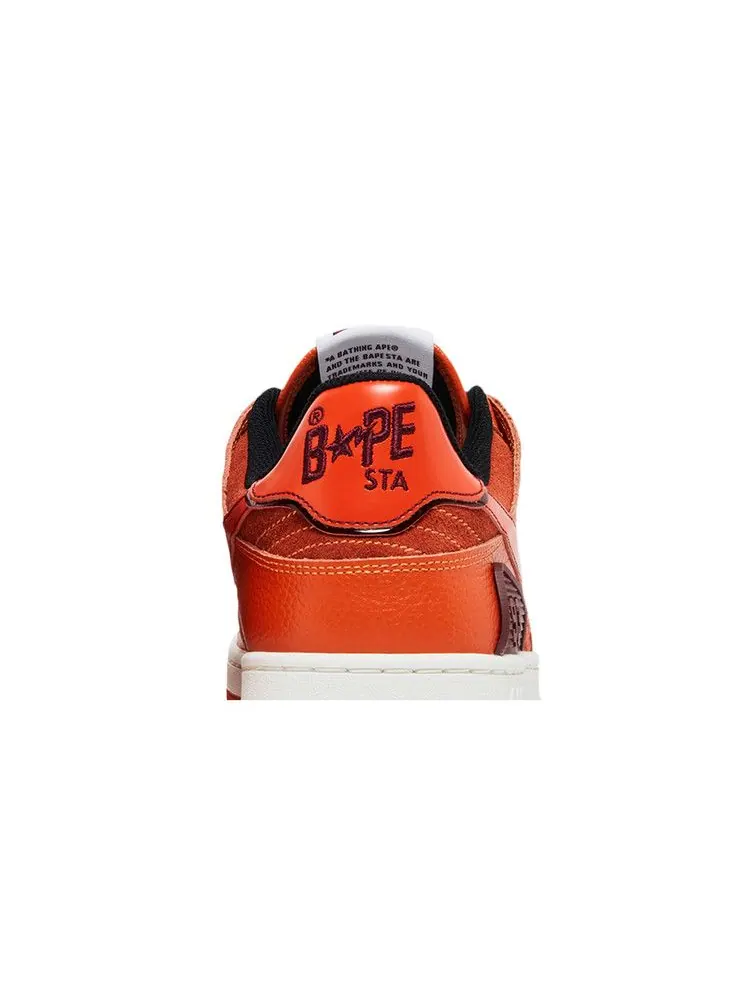 Кроссовки BAPE Sk8 Sta #2 M1 — изображение 7 из 8, оранжевый