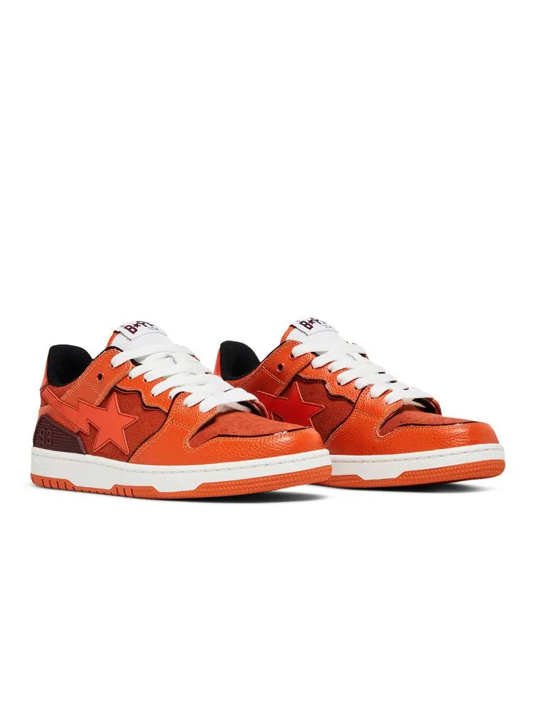 Кроссовки BAPE Sk8 Sta #2 M1 — изображение 8 из 8, оранжевый