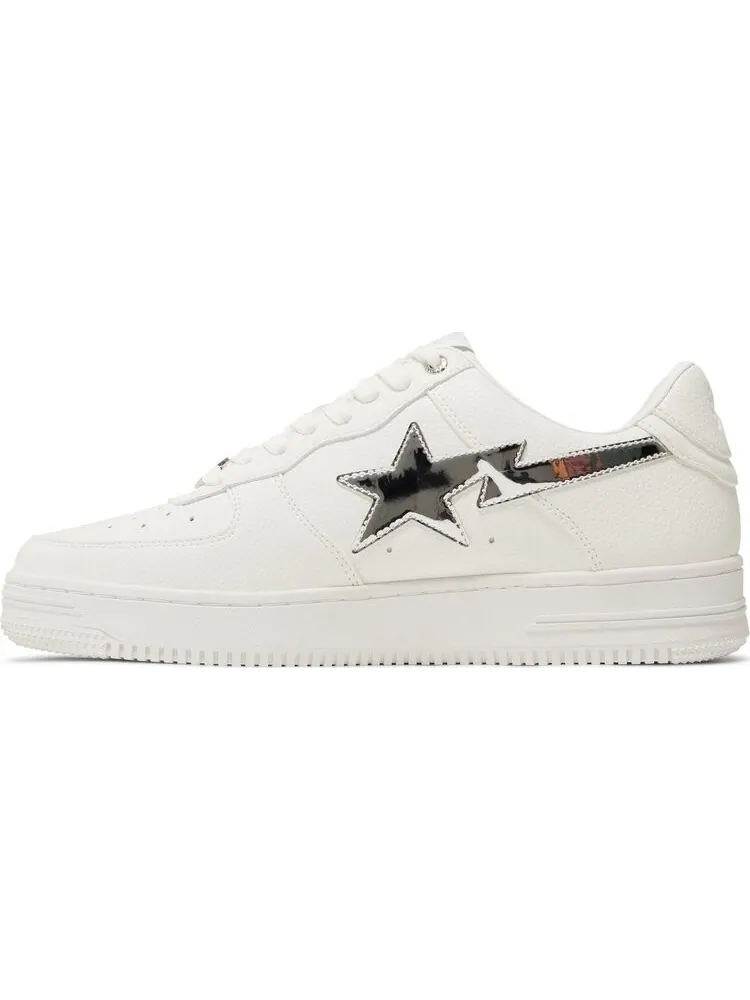 Кроссовки GOAT x Bapesta M2 White — изображение 3 из 8, белый