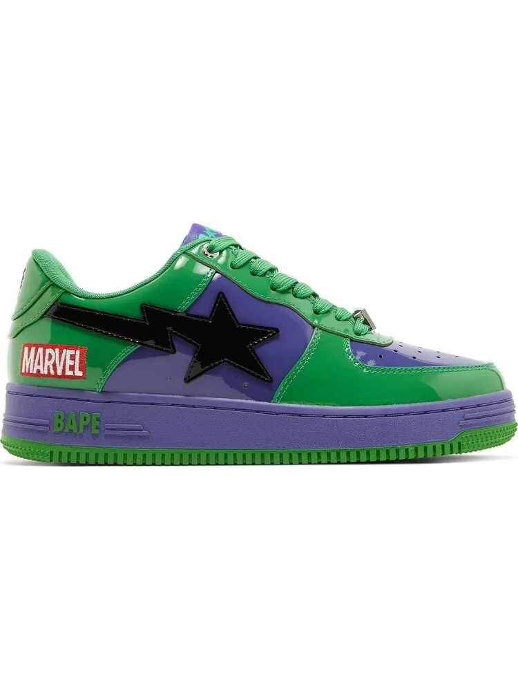 Кроссовки Marvel x Bapesta Hulk — изображение 1 из 8, зеленый