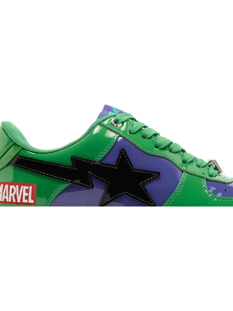 Кроссовки Marvel x Bapesta Hulk — изображение 2 из 8, зеленый