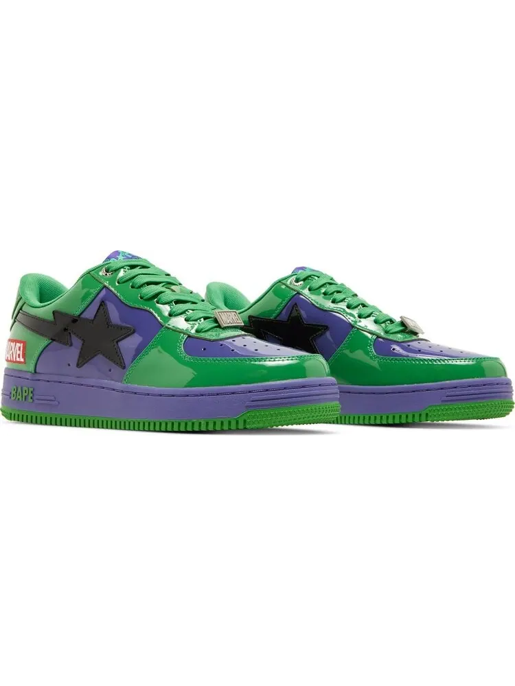 Кроссовки Marvel x Bapesta Hulk — изображение 8 из 8, зеленый