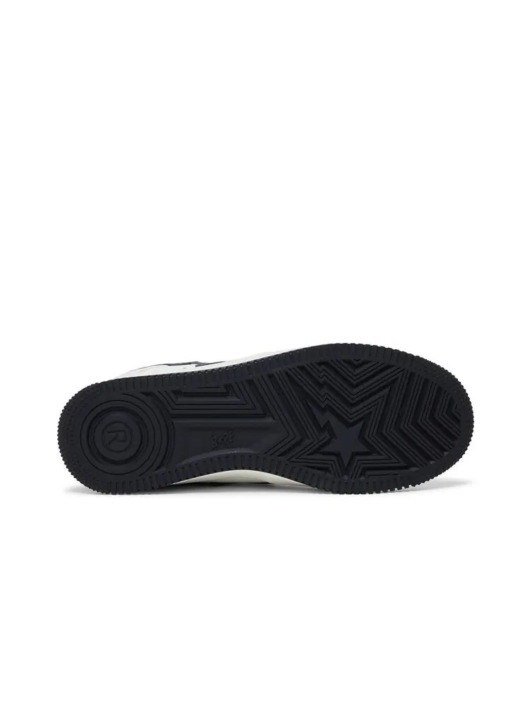 Кроссовки BAPE JJJJound x Bapesta White Navy — изображение 4 из 6, белый темно-синий