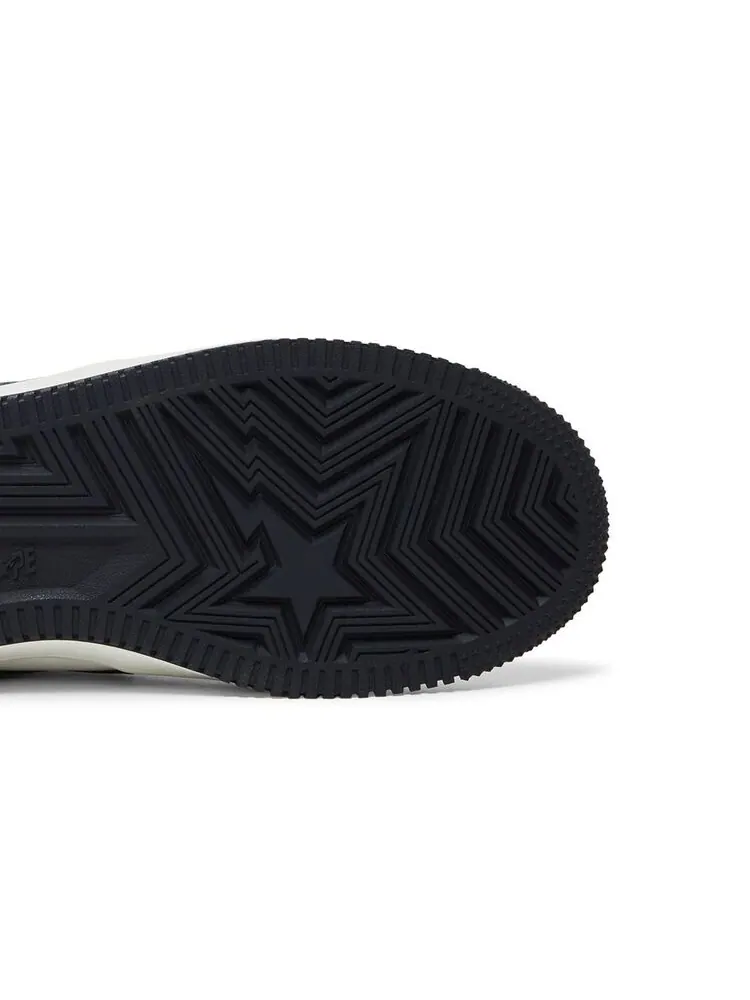 Кроссовки BAPE JJJJound x Bapesta White Navy — изображение 5 из 6, белый темно-синий