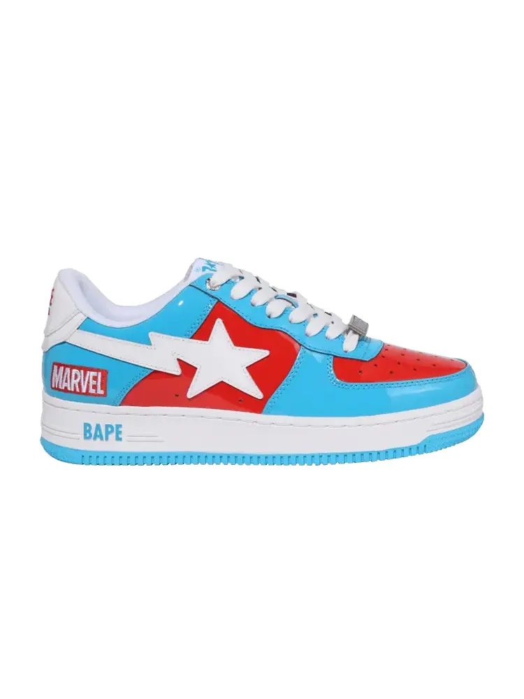 Кроссовки BAPE Marvel x Wmns Bapesta 'Captain America' — изображение 1 из 1, синий