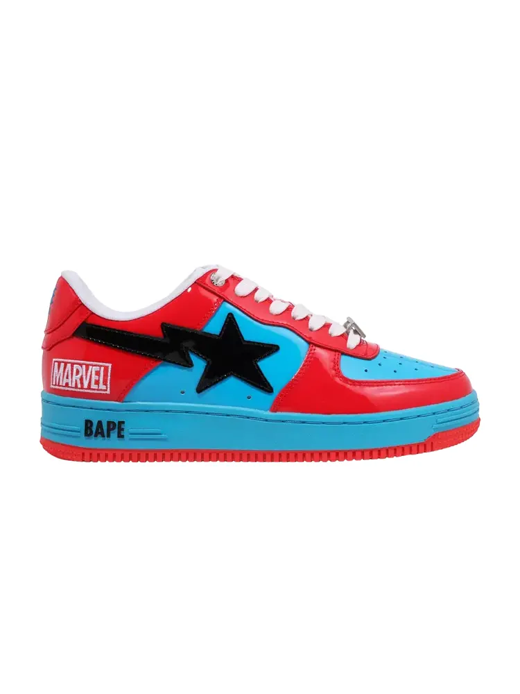 Кроссовки BAPE Marvel x Wmns Bapesta — изображение 1 из 1, красный