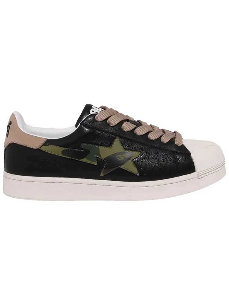 Кроссовки BAPE Skullsta #1 M1 'Black' — изображение 1 из 1, черный