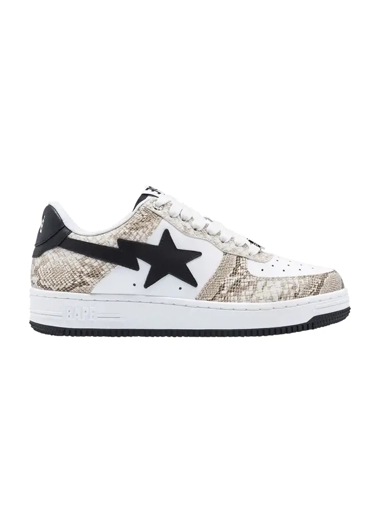 Кроссовки BAPE Wmns Bapesta 'Beige Snakeskin' — изображение 1 из 1, бежевый