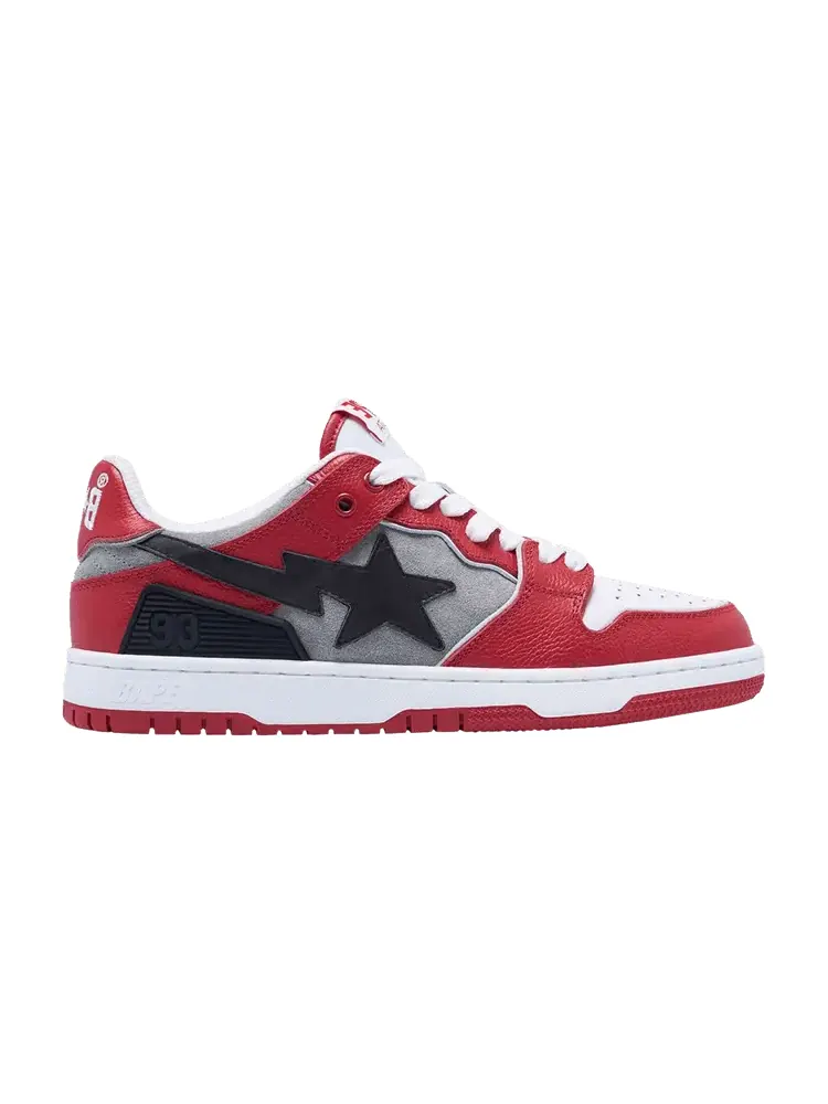 Кроссовки BAPE Wmns Sk8 Sta #1 — изображение 1 из 1, красный