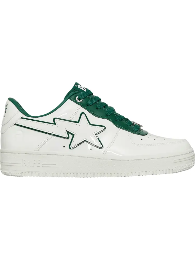 Кроссовки Bapesta #8 M1 White Green — изображение 1 из 1, белый