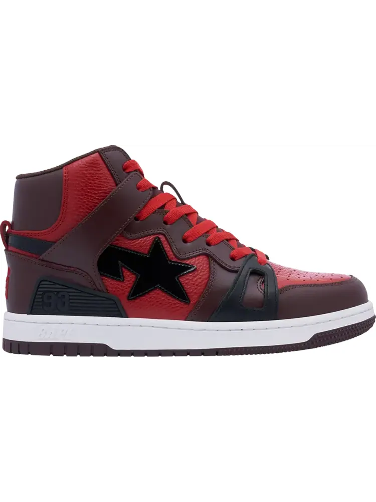 Кроссовки Bapesta 93 Hi 'Bright Rose' — изображение 1 из 1, красный