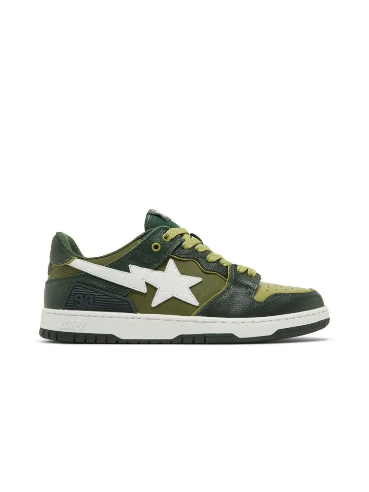 Кроссовки BAPE Sk8 Sta #2 M1 — изображение 1 из 8, зеленый