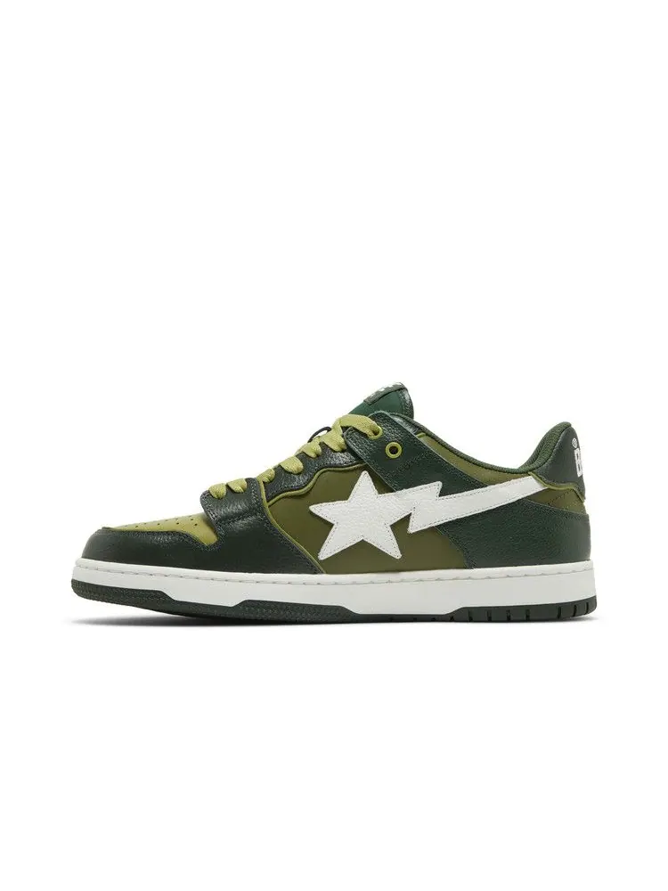 Кроссовки BAPE Sk8 Sta #2 M1 — изображение 3 из 8, зеленый