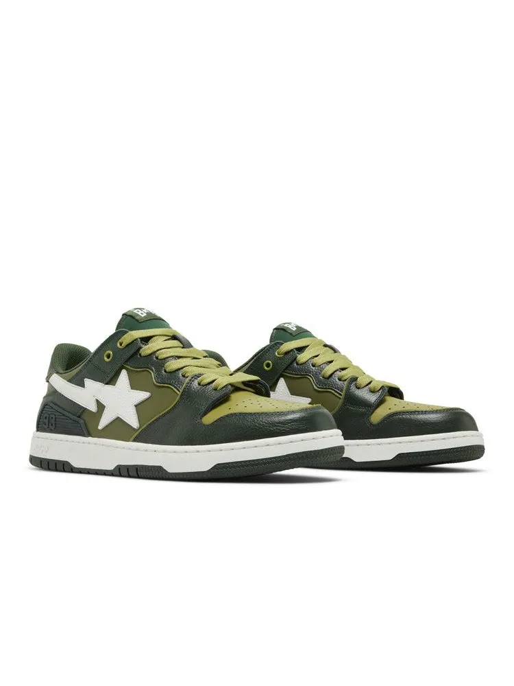 Кроссовки BAPE Sk8 Sta #2 M1 — изображение 8 из 8, зеленый