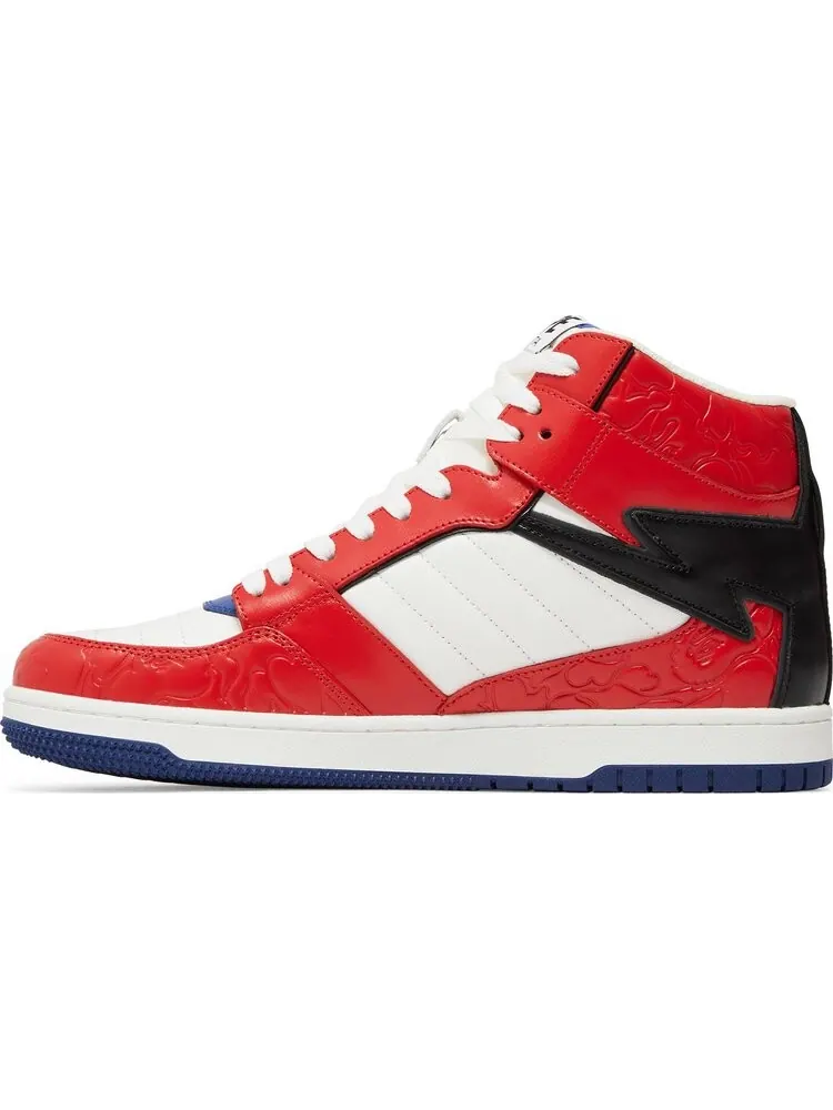 Кроссовки Bapesta 88 Mid #1 'Red' — изображение 3 из 4, красный