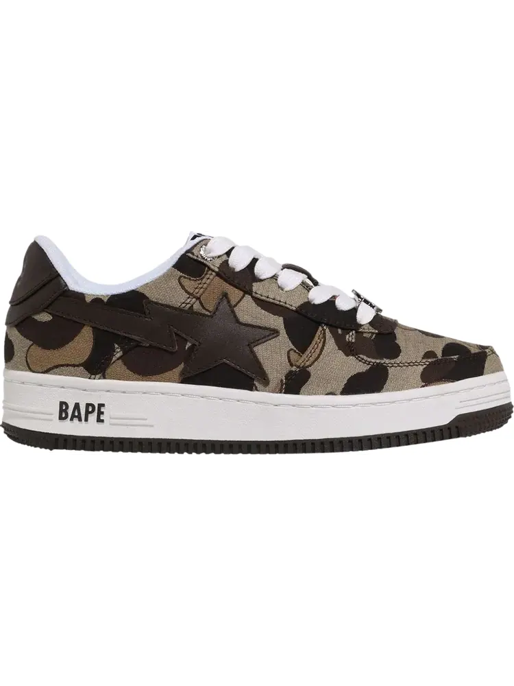 Кроссовки Wmns Bapesta 'Cookie Camo 2 - Brown' — изображение 1 из 1, коричневый