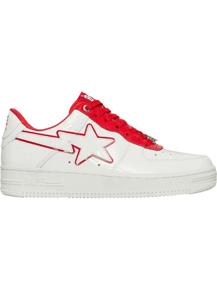 Кроссовки Wmns Bapesta #8 M1 White Red — изображение 1 из 1, белый
