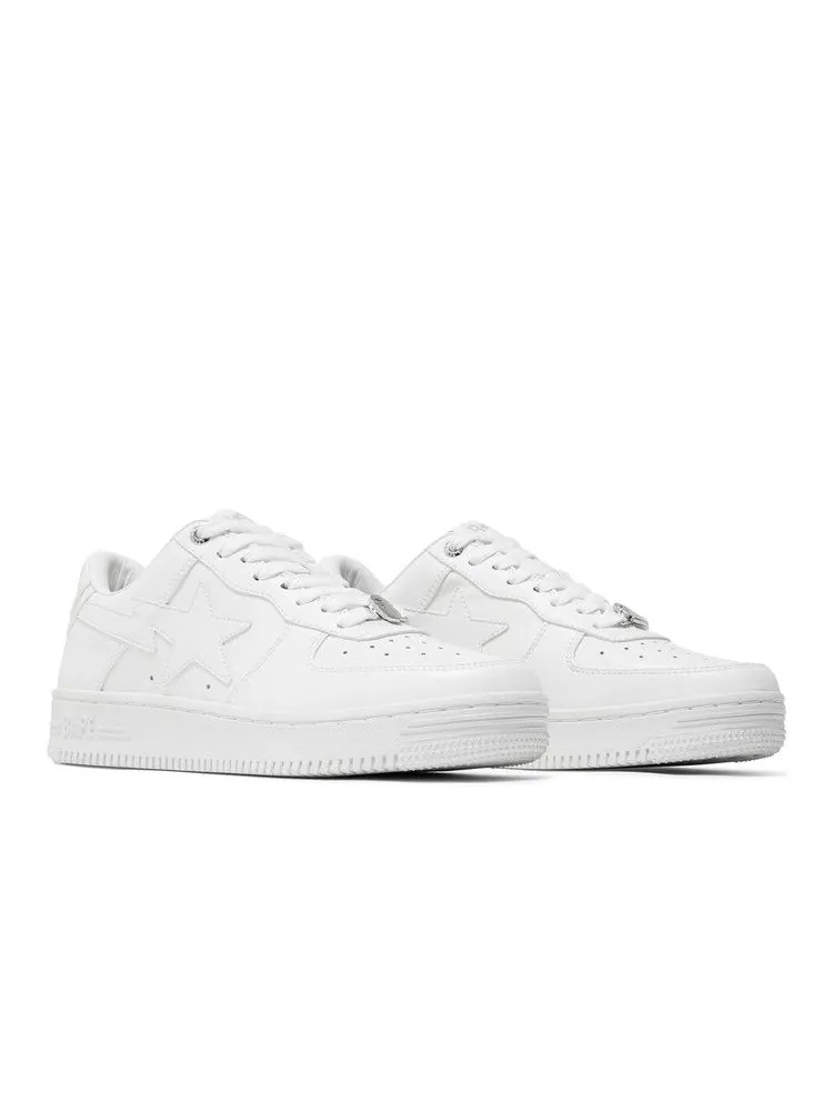 Кроссовки BAPE GOAT x Bapesta M1 Removable Tassel 'White' — изображение 9 из 9, белый