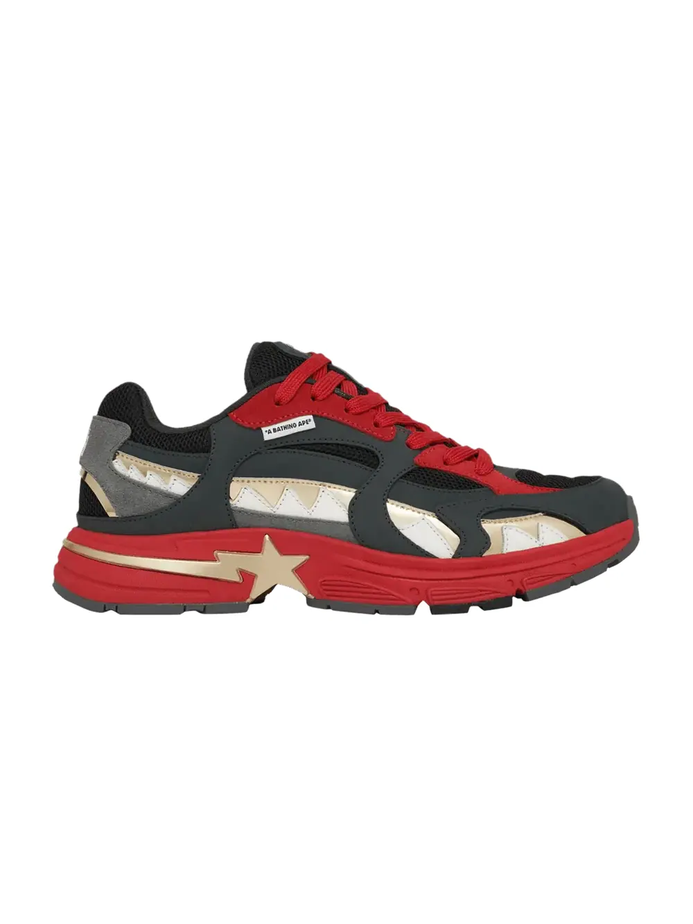 Кроссовки Bape Shark Sta M1 Country Pack - China — изображение 1 из 6, черный/красный