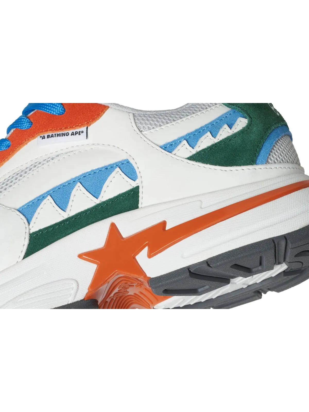 Кроссовки Bape Shark Sta M1 Country Pack - Indonesia — изображение 6 из 6, белый