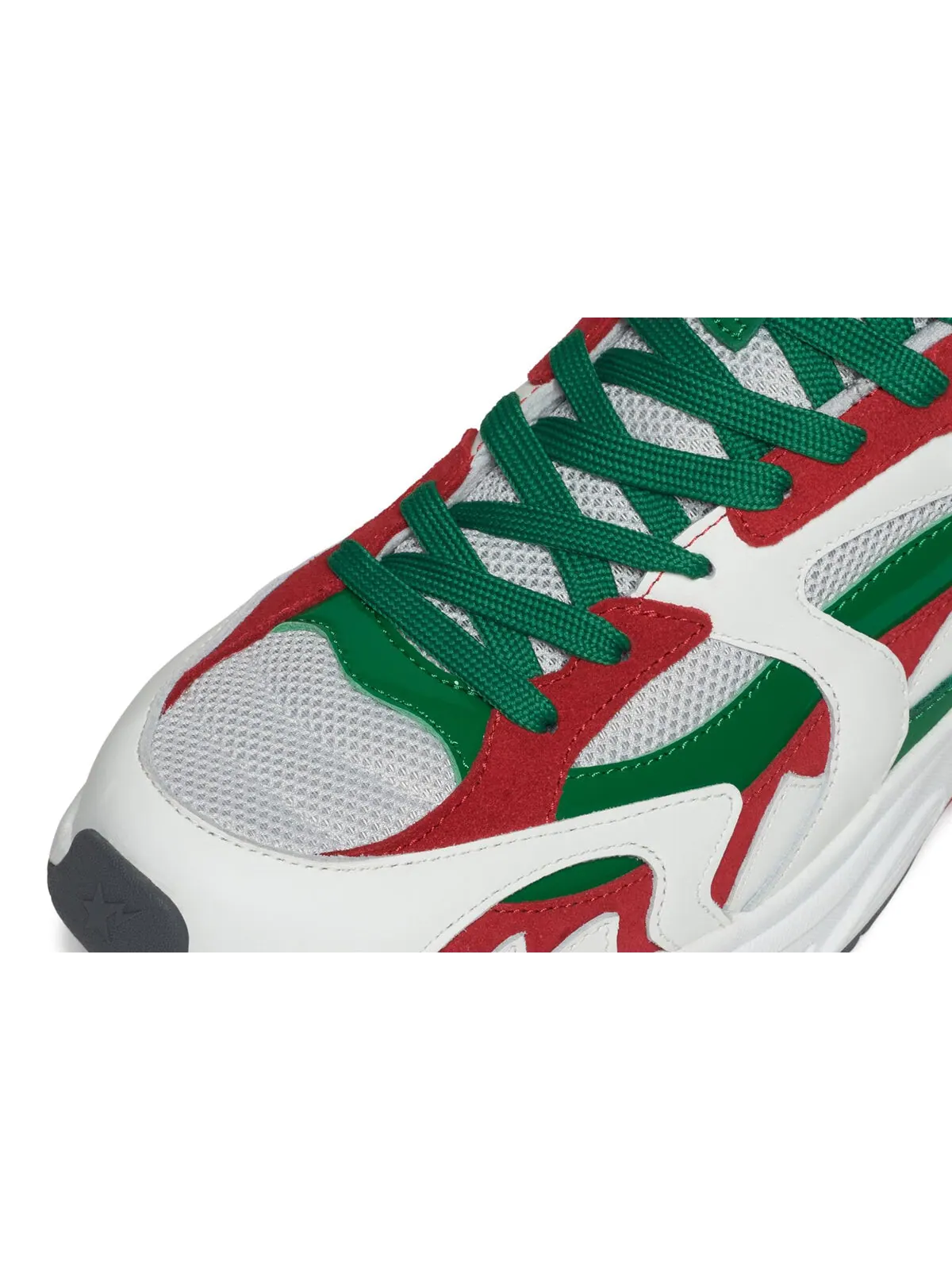 Кроссовки Bape Shark Sta M1 Country Pack - Italy — изображение 5 из 6, зеленый/белый/красный