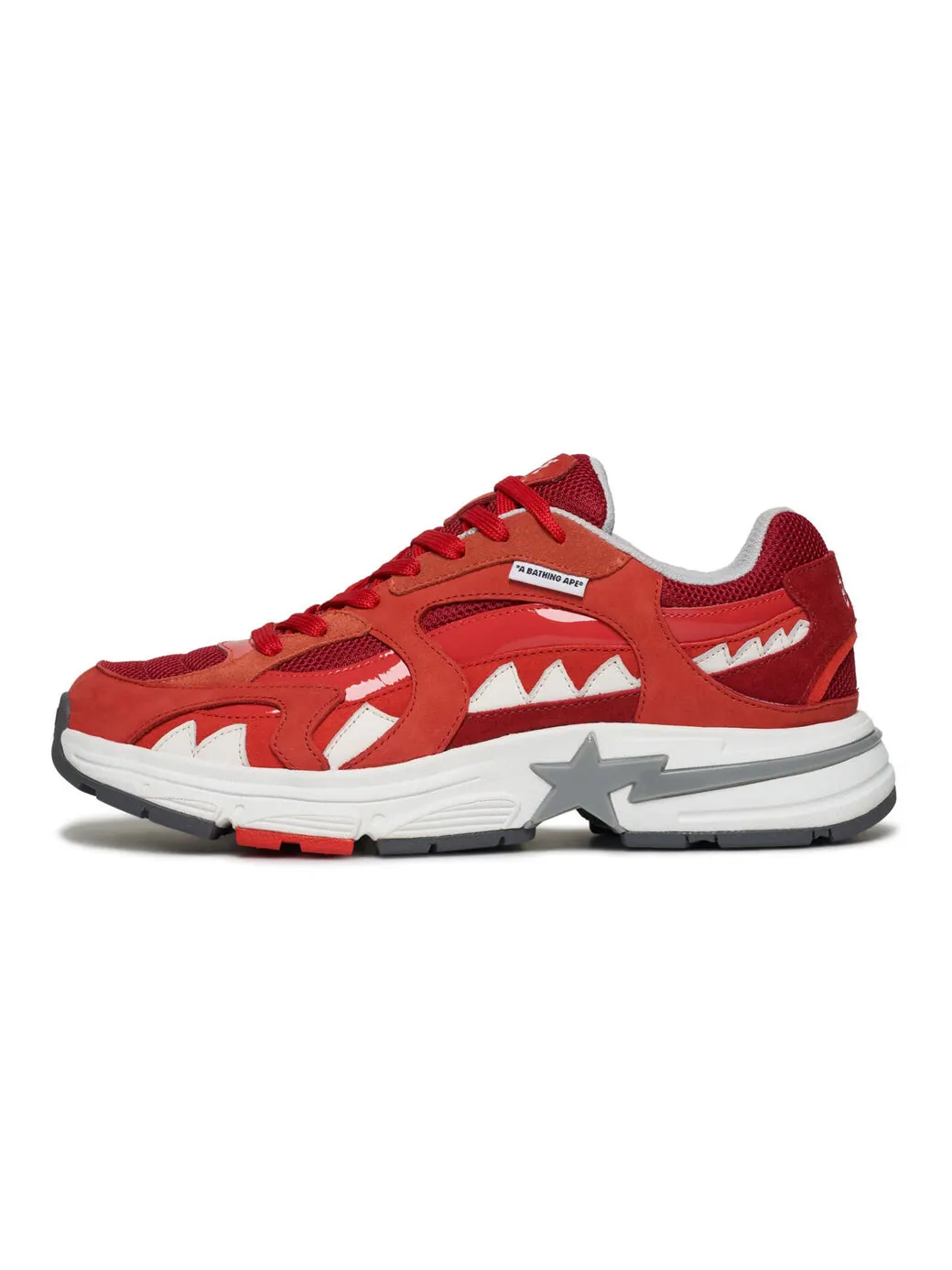 Кроссовки Bape Shark Sta M1 Country Pack - Korea — изображение 3 из 6, красный