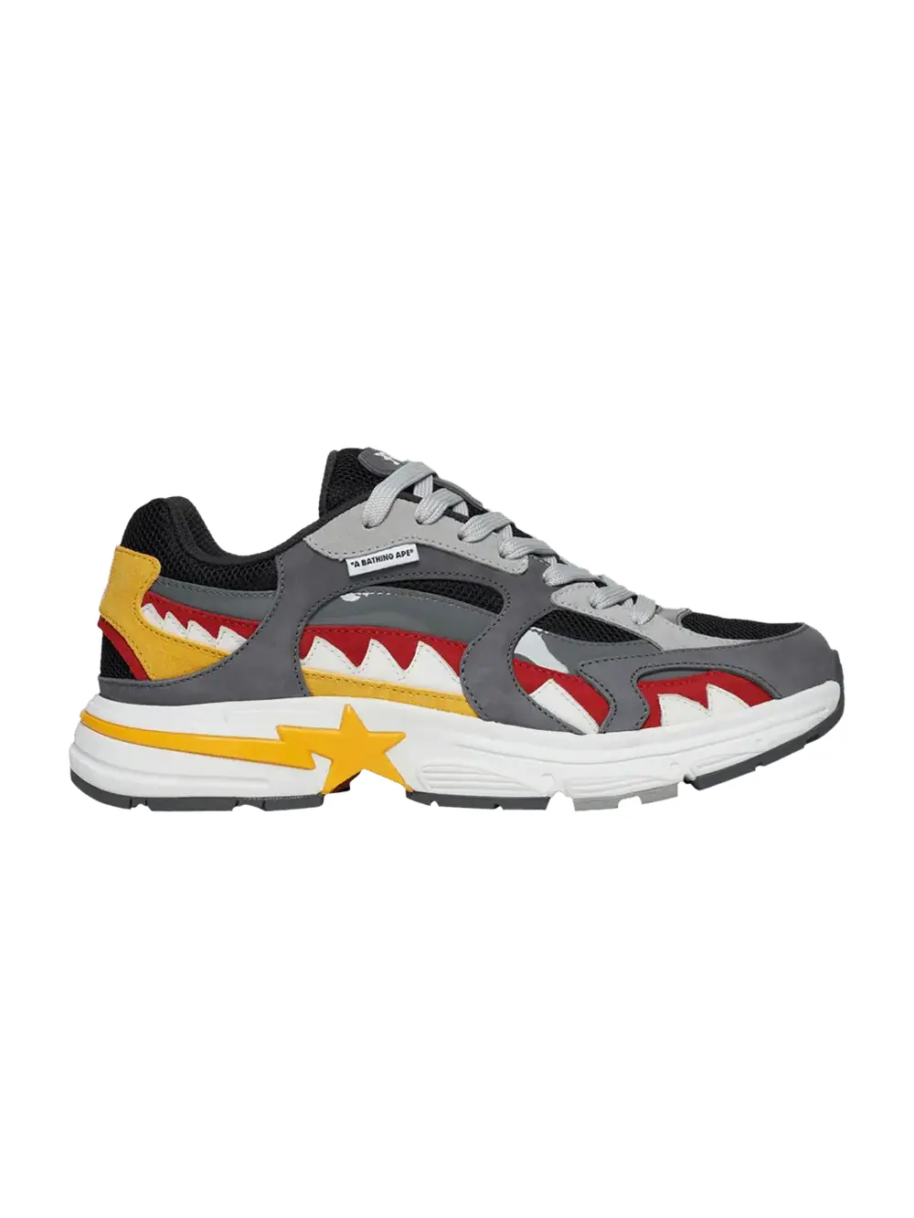 Кроссовки Bape Shark Sta M1 Country Pack - Malaysia — изображение 1 из 6, серый
