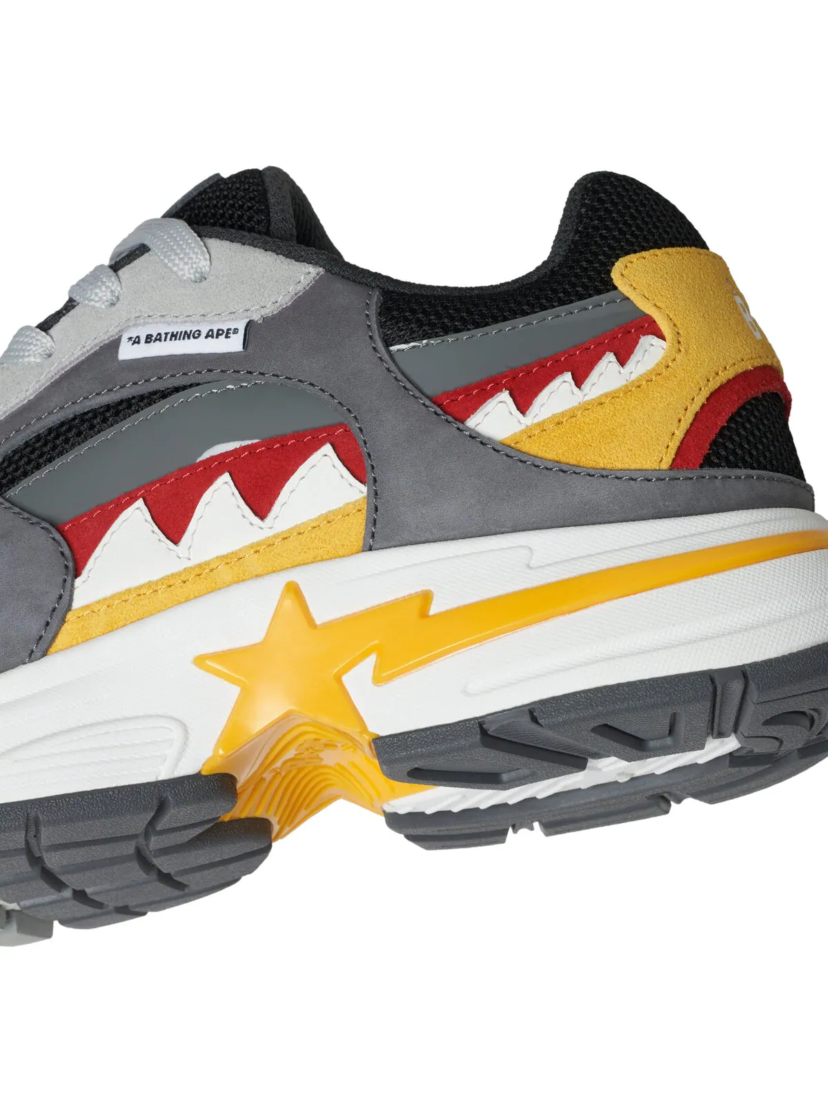 Кроссовки Bape Shark Sta M1 Country Pack - Malaysia — изображение 6 из 6, серый