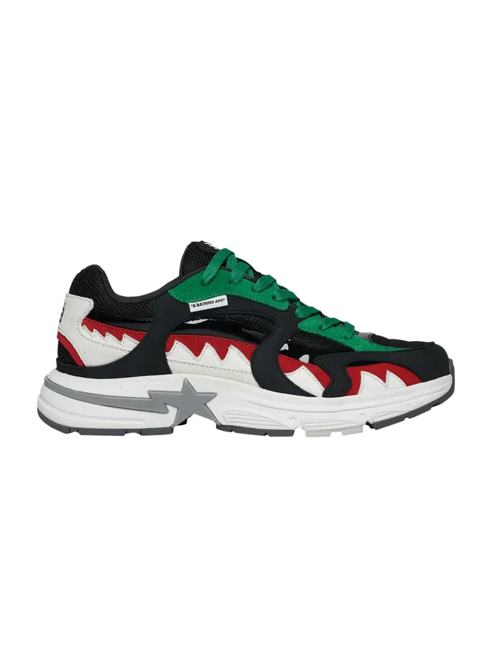 Кроссовки Bape Shark Sta M1 Country Pack - United Arab Emirates — изображение 1 из 6, черный/зеленый/красный