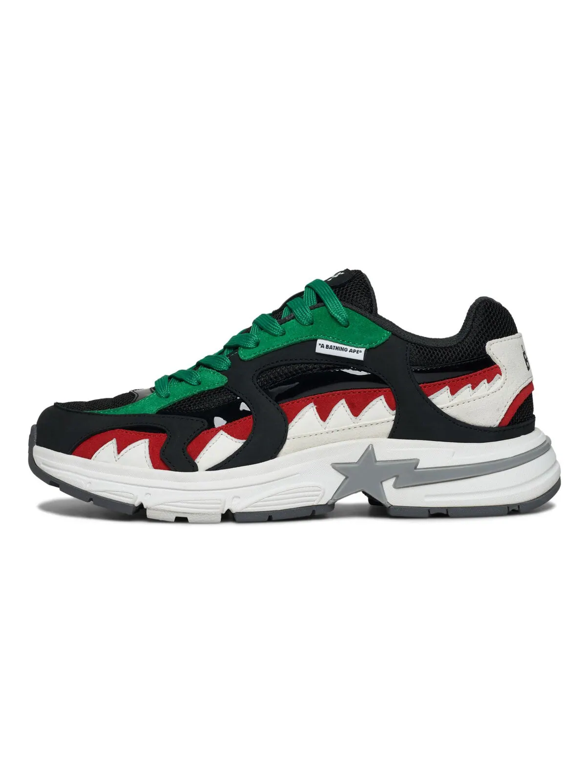 Кроссовки Bape Shark Sta M1 Country Pack - United Arab Emirates — изображение 3 из 6, черный/зеленый/красный