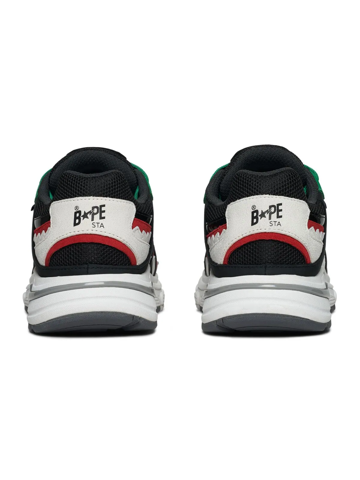 Кроссовки Bape Shark Sta M1 Country Pack - United Arab Emirates — изображение 4 из 6, черный/зеленый/красный