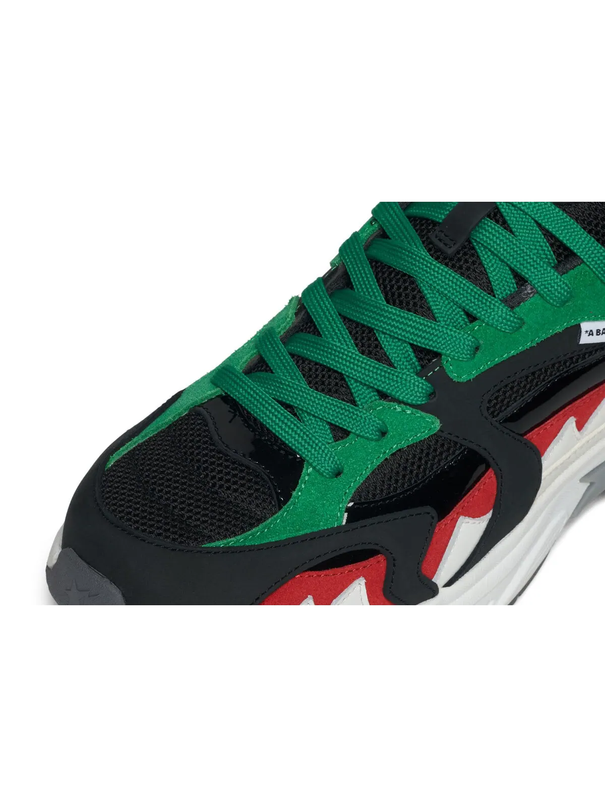 Кроссовки Bape Shark Sta M1 Country Pack - United Arab Emirates — изображение 5 из 6, черный/зеленый/красный