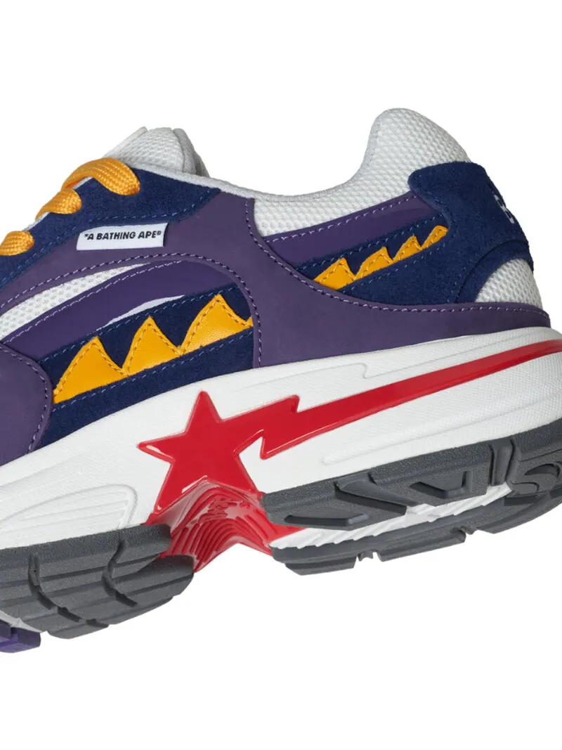 Кроссовки Bape Shark Sta M1 Country Pack - United States — изображение 5 из 5, фиолетовый